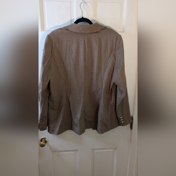 Lane Bryant The Bryant Blazer Plaid Double Breasted Jacket Womens Plus Sz 20 NWT - Picture 11 of 12
